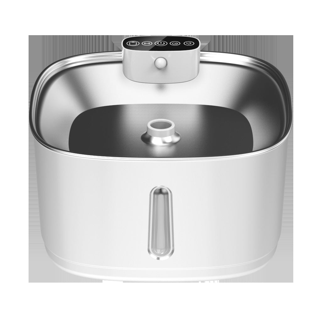 brook fountain, full stainless finish — deep all-steel basin
