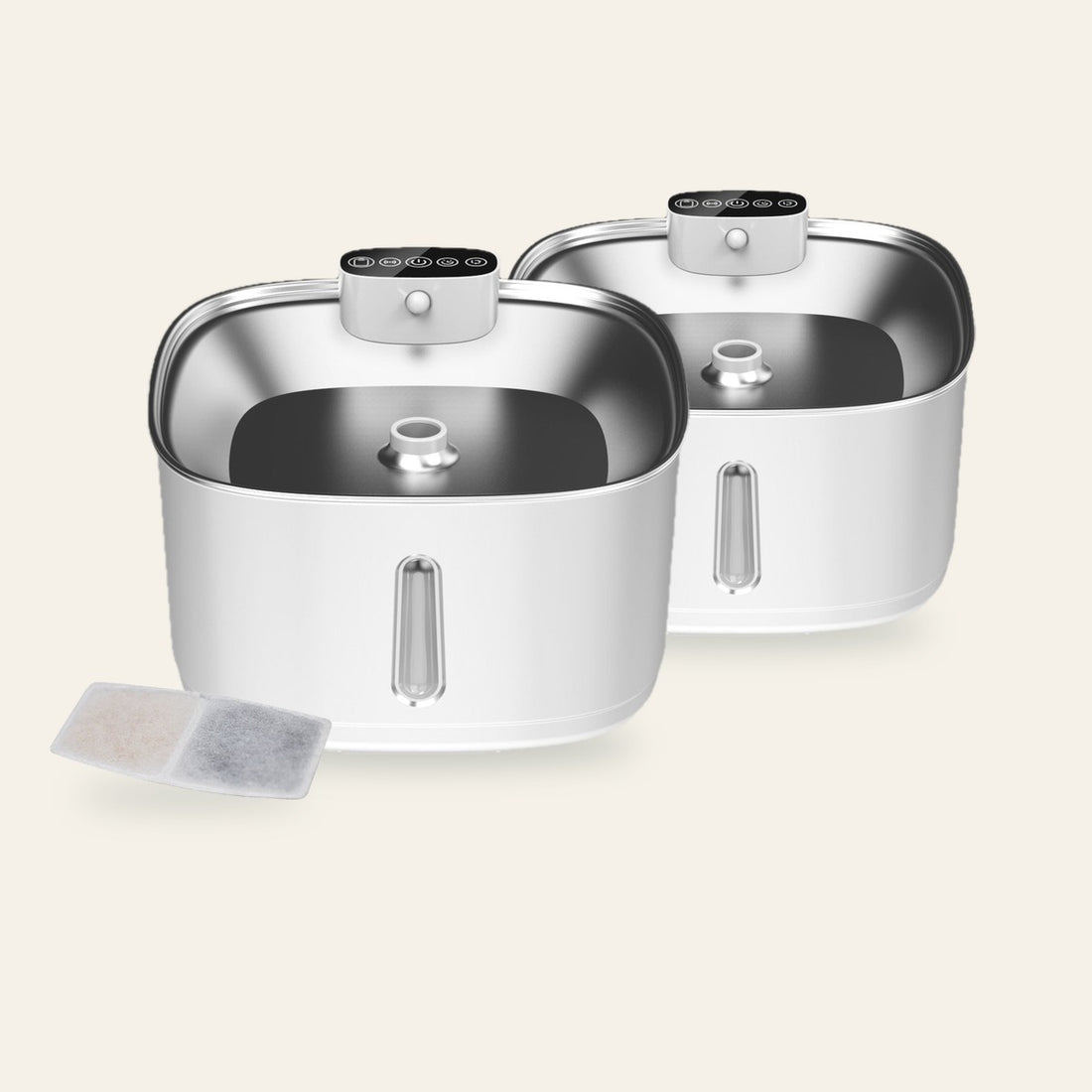 two full stainless brooks + 1-year filter kit